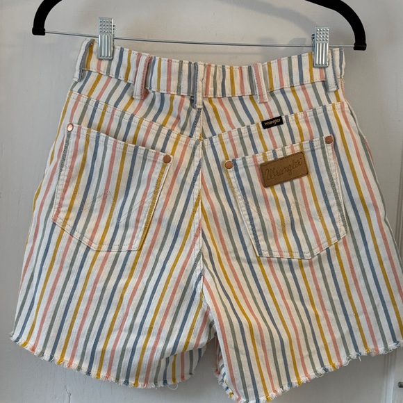 Wrangler Multicolor Striped Jean Shorts - Picture 6 of 10